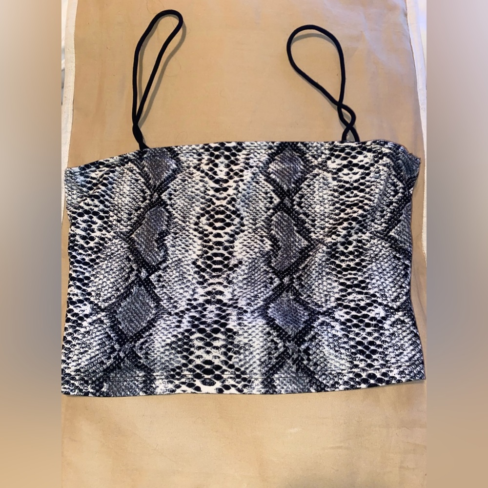 Shein snakeskin tank top